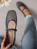 Women's Hollow Mesh Slip-On Shoes, Fashionable Casual Comfortable Lightweight Ballet Shoes, Suitable For Daily Commute, Summer Breathable Loafers,Mothers Day Gift